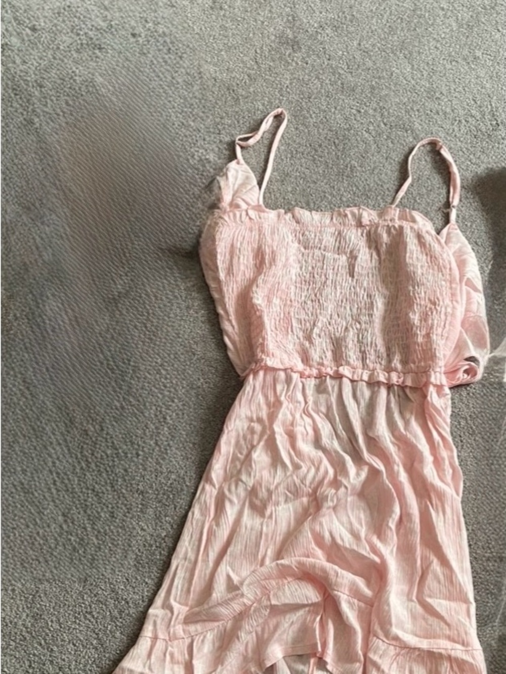 Women's Pink short dress with a tie in the back